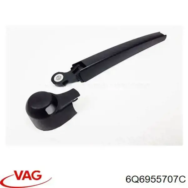 Важіль-поводок склоочисника заднього скла VAG 6Q6955707C