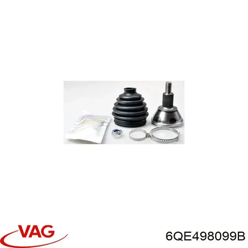 Купити 6QE498099B VAG Шарнір приводу зовнішній