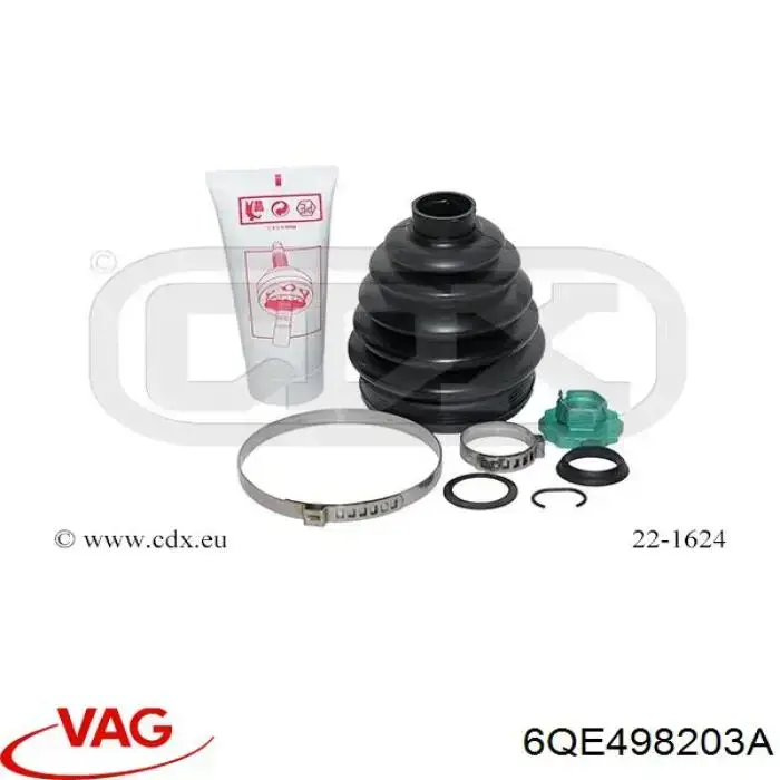 Пильник ШРУСа зовнішній 6QE498203A VAG
