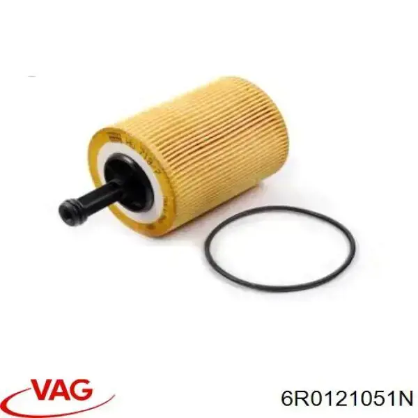 Шланг/патрубок радіатора охолодження, нижній 6R0121051N VAG