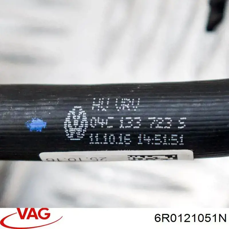 Шланг/патрубок радіатора охолодження, нижній VAG 6R0121051N ціна, від 45.31 USD