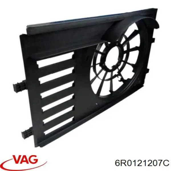 6R0121207C VAG дифузор (кожух радіатора охолодження)