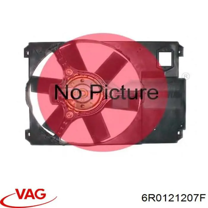 Дифузор вентилятора VAG 6C0121207A ціна, від 38.42 USD