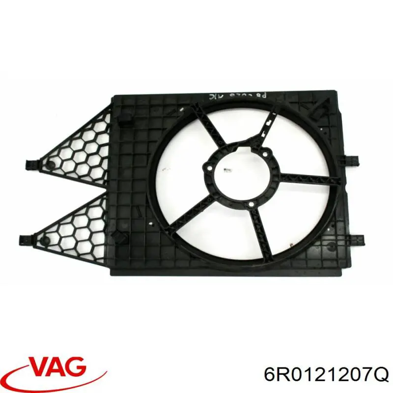 Дифузор (кожух) радіатора охолодження VAG 6R0121207Q ціна, від 83.97 USD