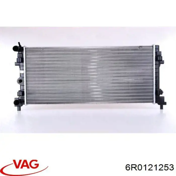 6R0121253 VAG радіатор охолодження двигуна