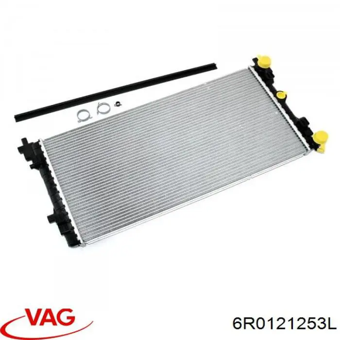 Радіатор основний VAG 6R0121253L ціна, від 45.33 USD
