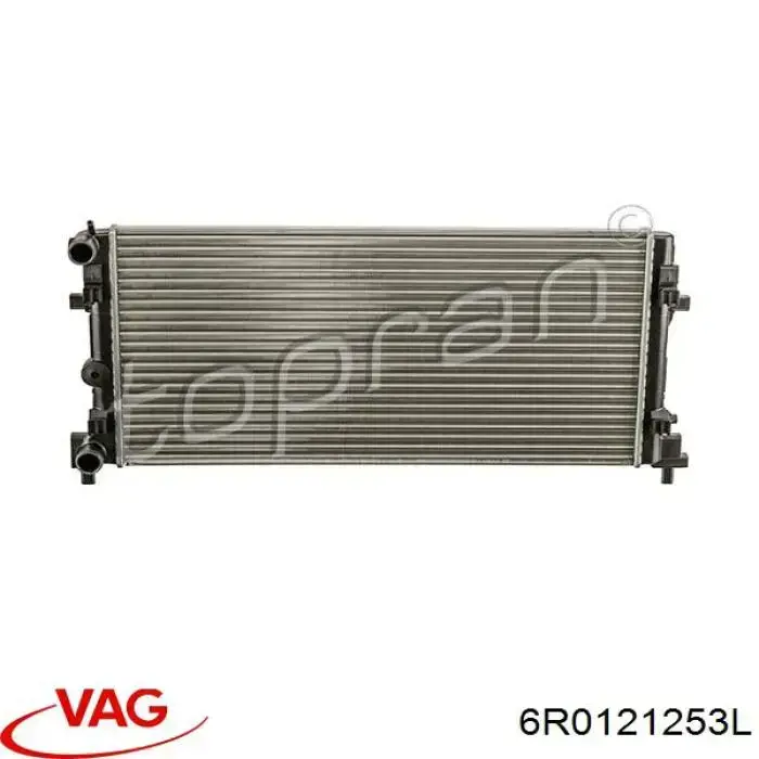 Купити 6R0121253L VAG Радіатор двигуна