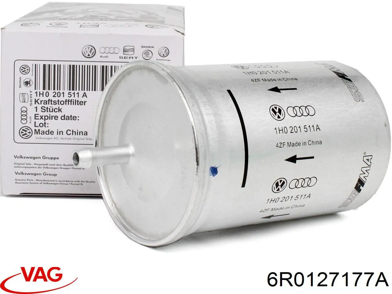 Купити 6R0127177A VAG Фільтр-відстійник палива грубої очистки