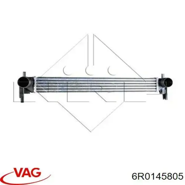Купити 6R0145805 VAG Радіатор интеркуллера
