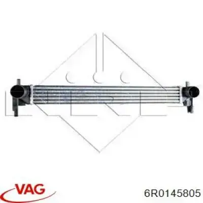 6R0145805 VAG радіатор интеркуллера