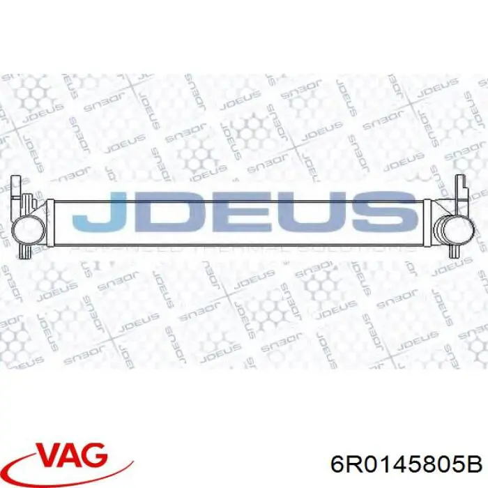 Купити 6R0145805B VAG Радіатор интеркуллера