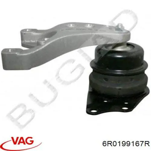 6R0199167R VAG Права подушка мотора