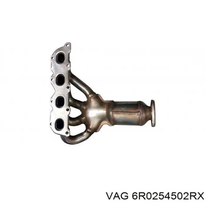Глушник, передня частина 6R0254502RX VAG