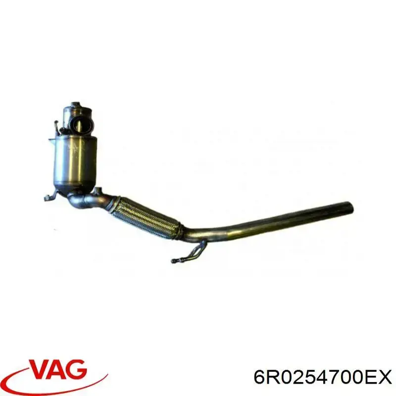 6R0254700EX VAG Глушник передній