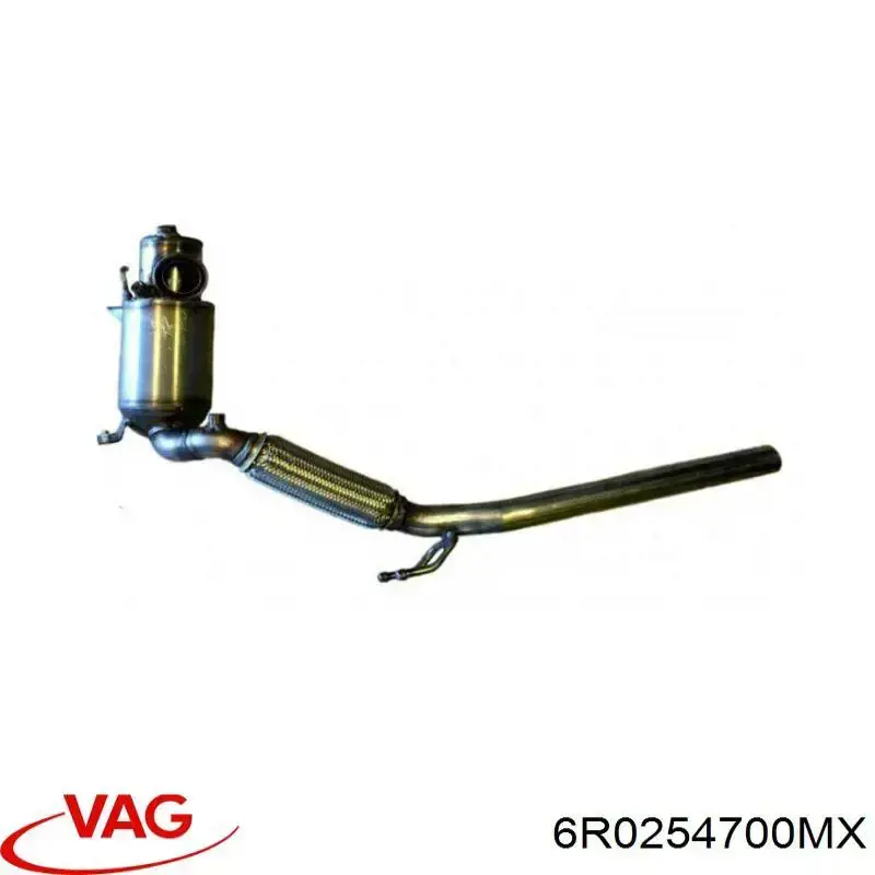 6R0254700MX VAG Глушник передній