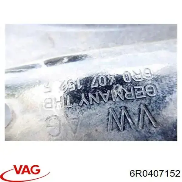 Важіль передньої підвіски нижній, правий 6R0407152 VAG