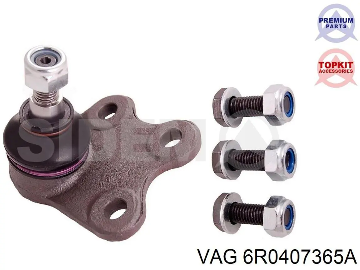 6R0407365A VAG Кульова опора, нижня, ліва
