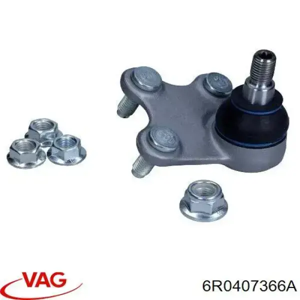 Купити 6R0407366A VAG Кульова опора, нижня, права