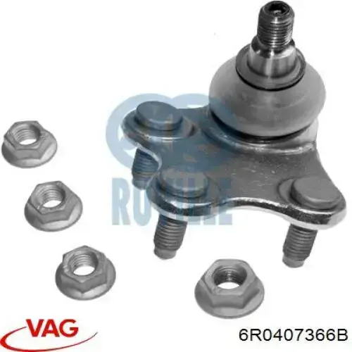 6R0407366B VAG Кульова опора, нижня, права