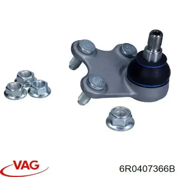 Кульова опора, нижня, права 6R0407366B VAG