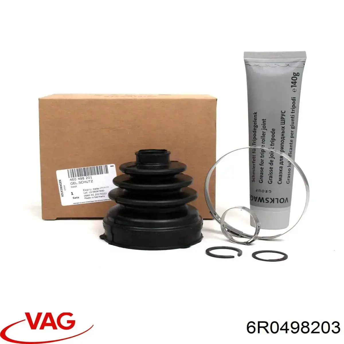 Пильник ШРУСа зовнішній 6R0498203 VAG