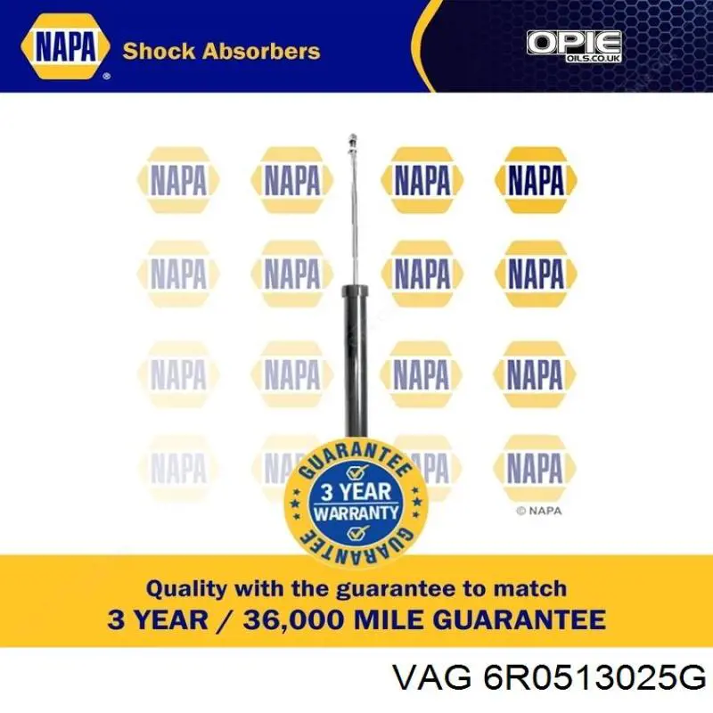 Купити 6R0513025G VAG Стійка амортизатора задня