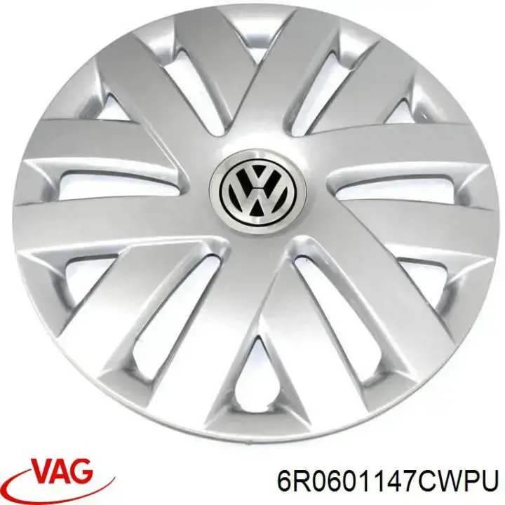 Ковпак колісного диска 6R0601147CWPU VAG