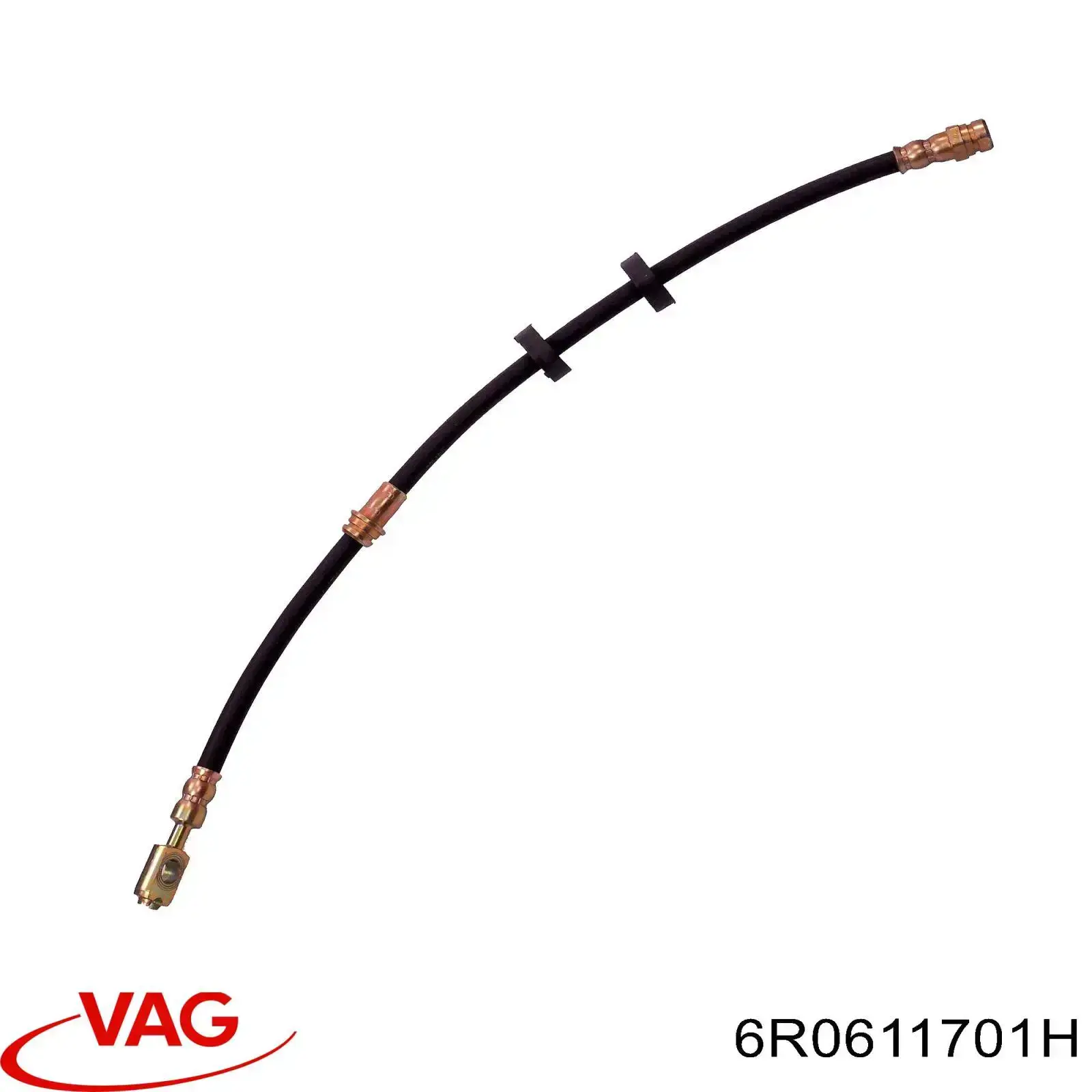 Купити 6R0611701H VAG Гальмівні шланги передні