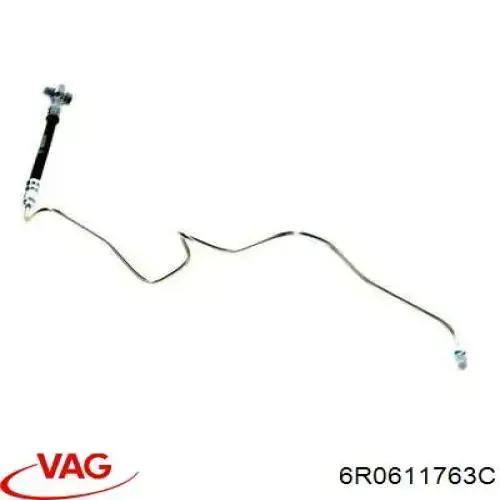 Купити 6R0611763C VAG Шланг гальмівний задній, лівий