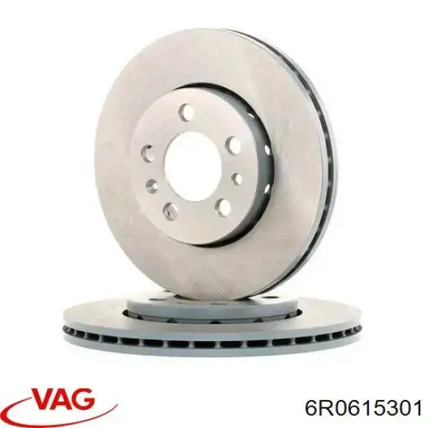 6R0615301 VAG диск гальмівний передній