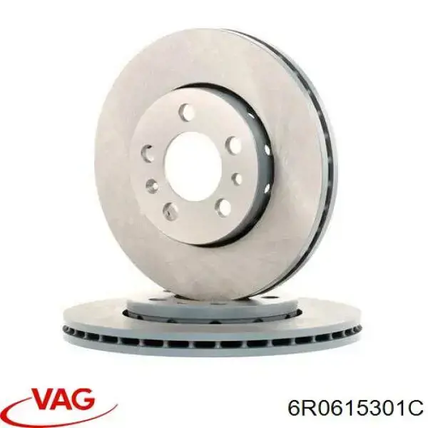 Диск гальмівний передній VAG 6R0615301C