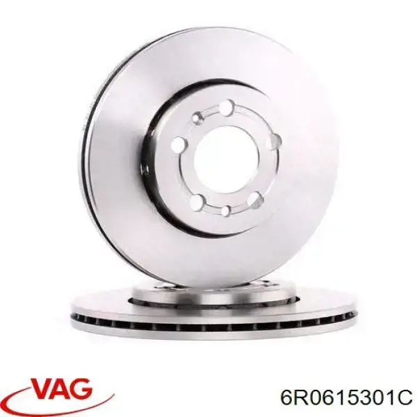 Гальмівні диски передні 6R0615301C VAG