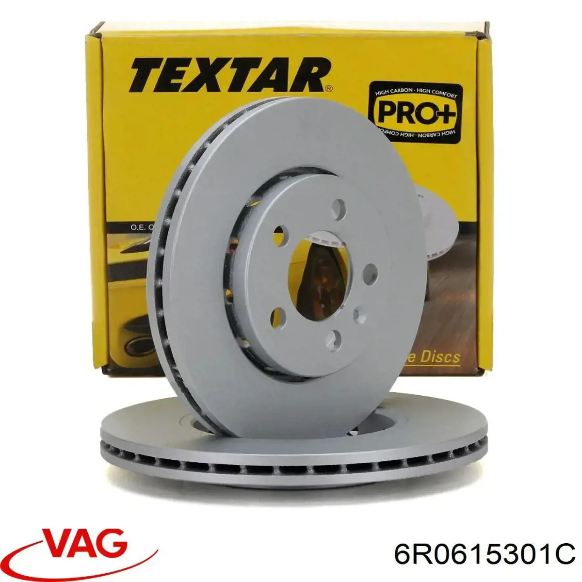 Гальмівні диски передні 6R0615301C VAG