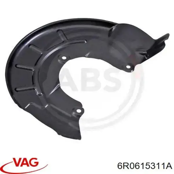 Купити 6R0615311A VAG Захист гальмівного диска, переднього, лівого