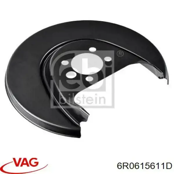Купити 6R0615611D VAG Захист гальмівного диска заднього, лівого