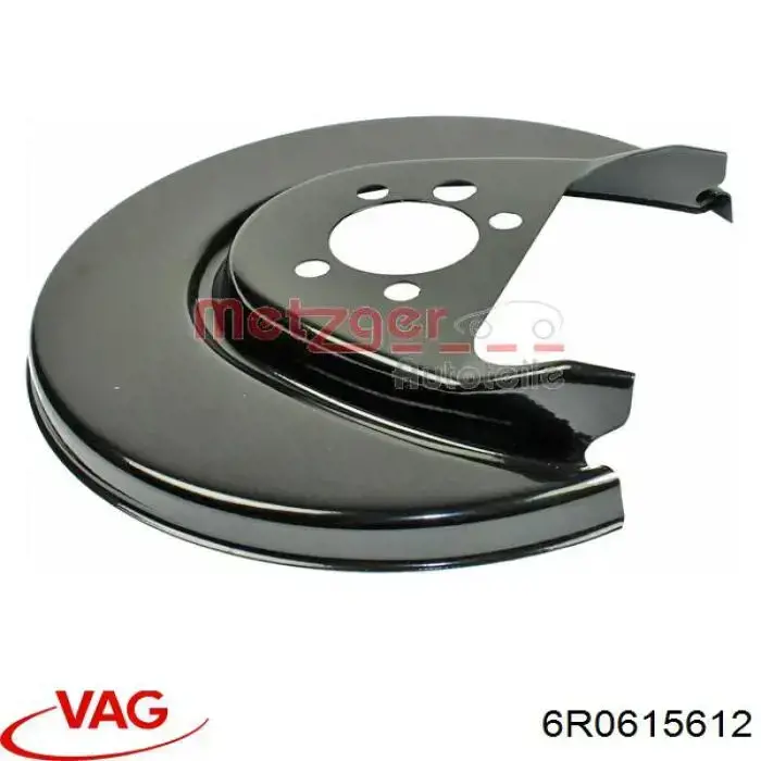 6R0615612 VAG захист гальмівного диска заднього, правого