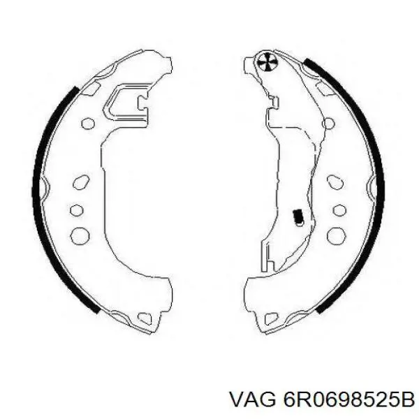 Колодки гальмові задні, барабанні VAG 6R0698525B ціна, від 21.74 USD