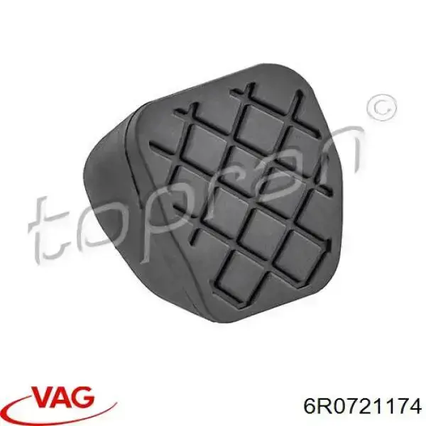 Накладка педалі зчеплення VAG 6R0721174 ціна, від 4.72 USD