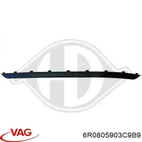 Спойлер переднього бампера PVW05028VA Signeda