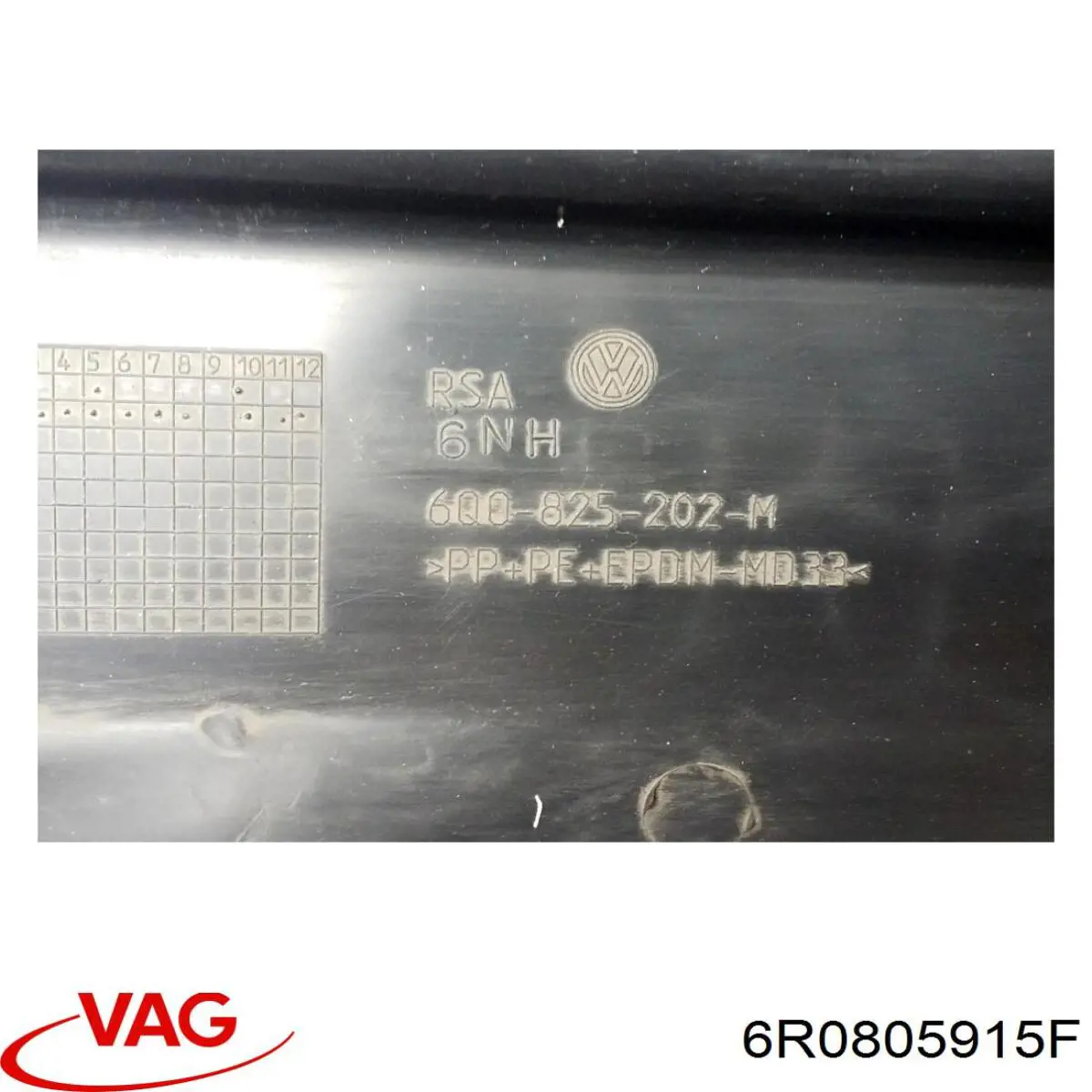 Спліттер переднього бампера VAG 6R0805915F9B9 ціна, від 96.69 USD