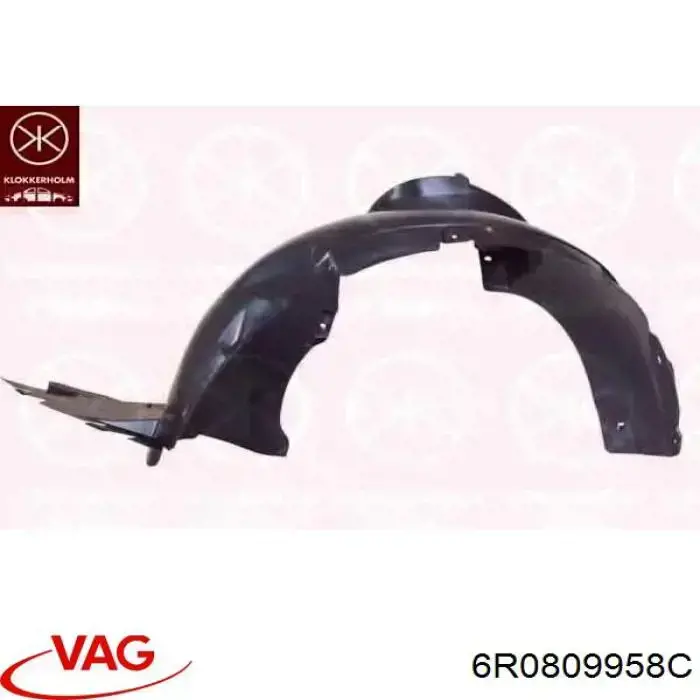 Купити 6R0809958C VAG Підкрилок передній правий
