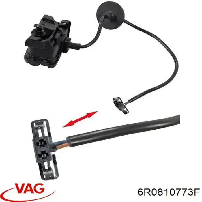 Лічинка замка паливного бака VAG 6R0810773F