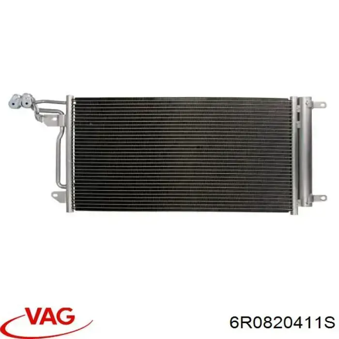 Конденсатор кондиціонера VAG 6R0820411S ціна, від 62.91 USD