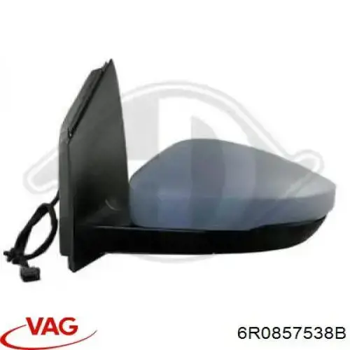 Купити 6R0857538B VAG Накладка/кришка дзеркала заднього виду, права