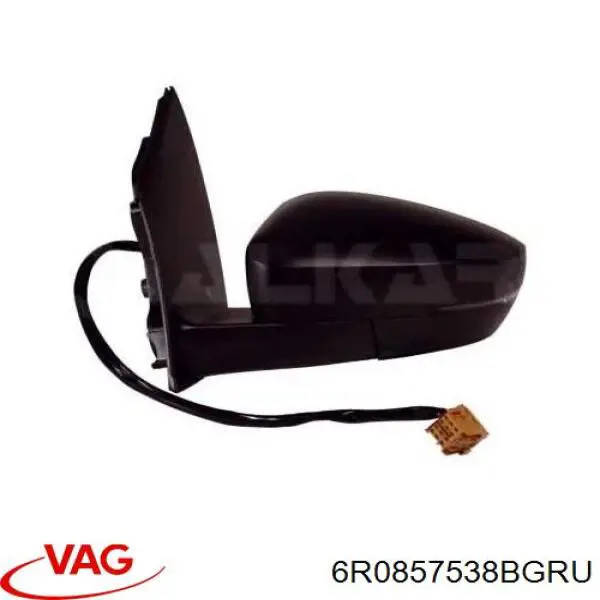 Купити 6R0857538BGRU VAG Накладка/кришка дзеркала заднього виду, права