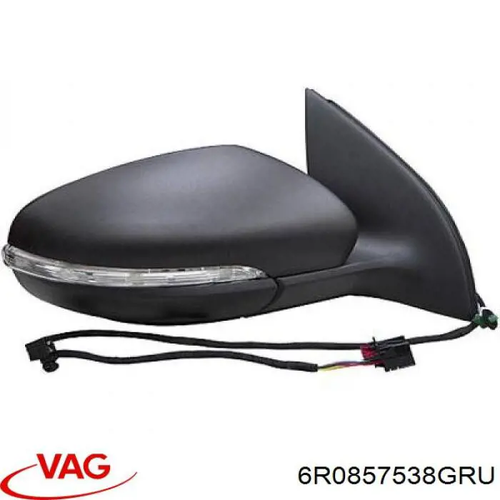 Накладка правого дзеркала заднього виду VAG 6R0857538GRU ціна, від 9.30 USD