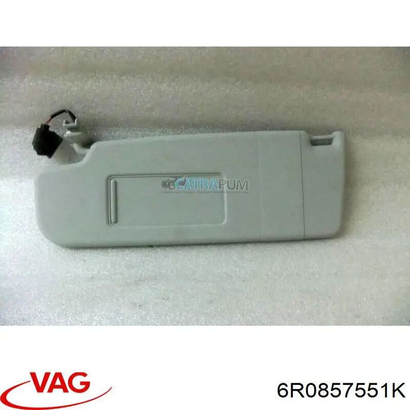 Купити 6R0857551K VAG Козирок сонцезахисний