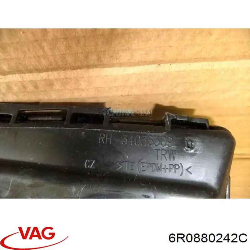 Купити 6R0880242C VAG Подушка безпеки, бічна, права, AIRBAG