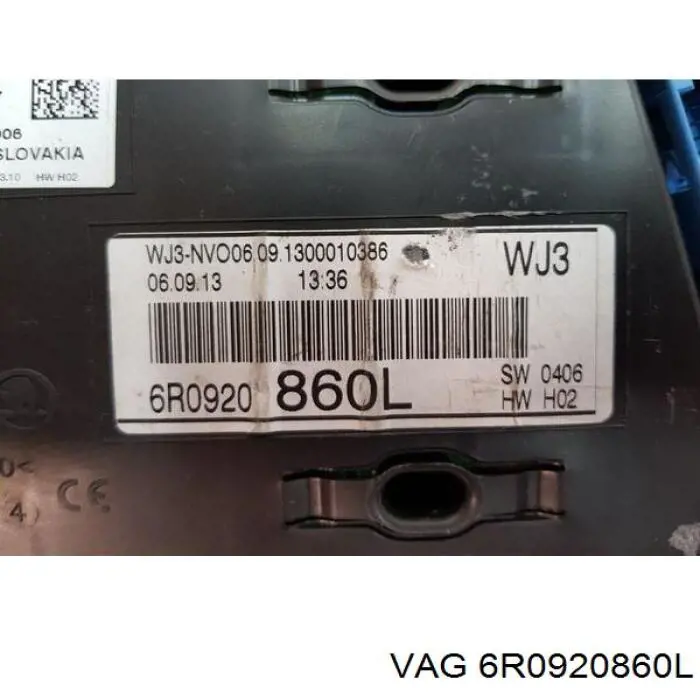 Купити 6R0920860L VAG Покажчик напруги (вольтметр)