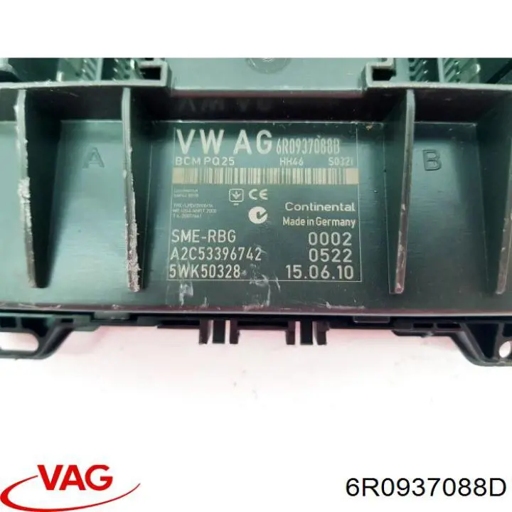Блок комфорту 6R0937088F VAG